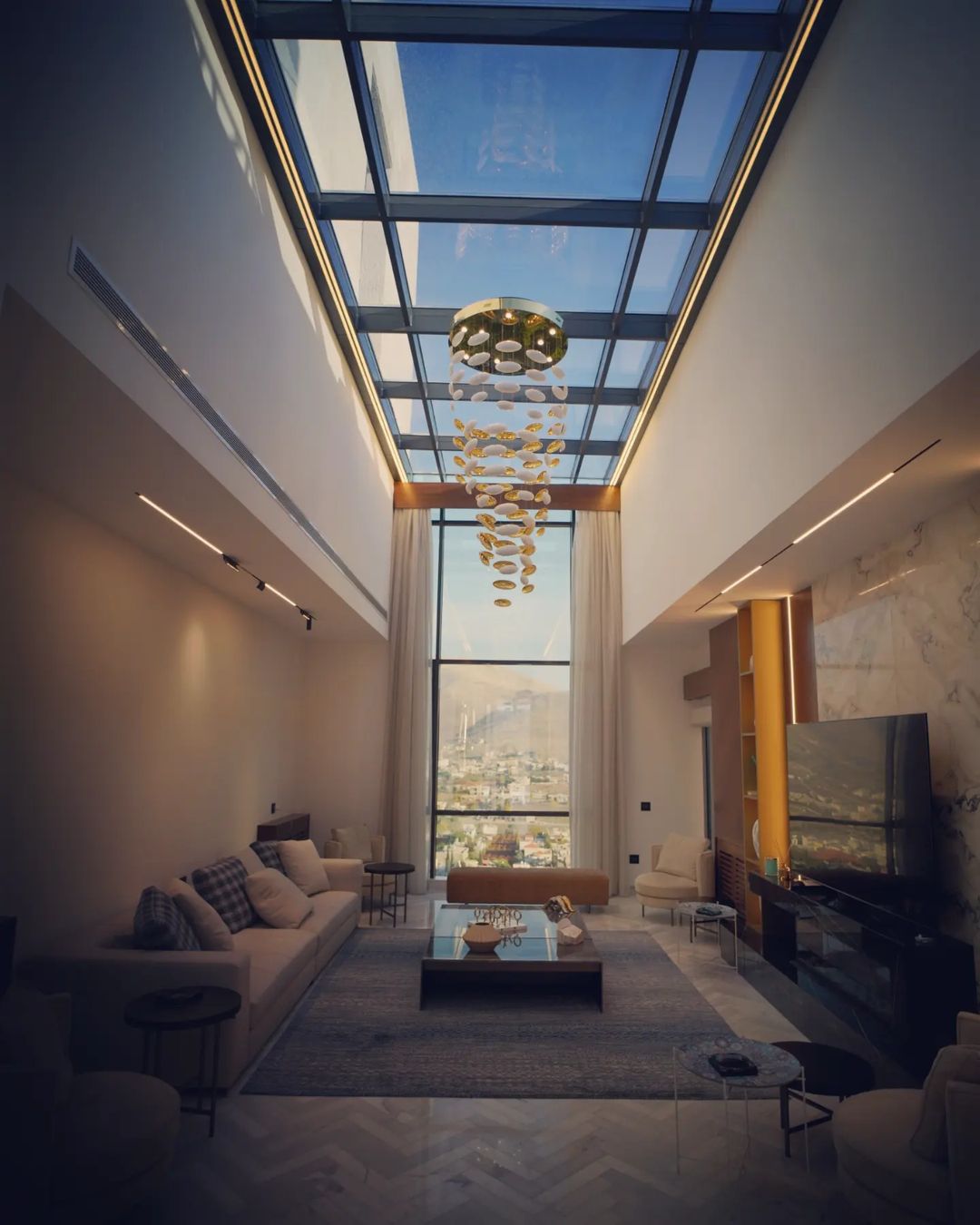 Modern Artistic Unique Golden Dragon Egg Pendant Ceiling Light Fixture for Staircase/ Sales Center/ Hotel - Blushlighting