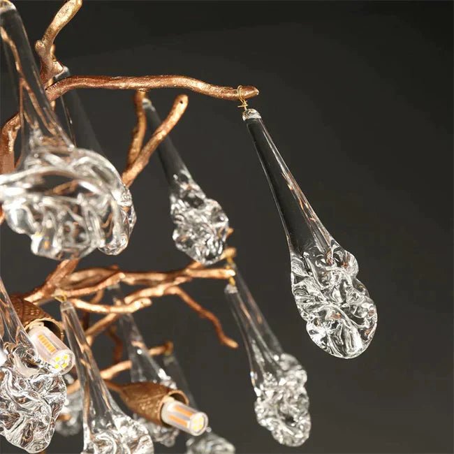 Modern Branch Chandelier Drop Flower D 39.3" - Blushlighting