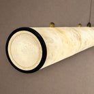 Modern Brass Alabaster 3-Light Linear Chandelier, 55.12 inch - Small: 39.37" LBlushlighting