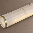 Modern Brass Alabaster 3-Light Linear Chandelier, 55.12 inch - Small: 39.37" LBlushlighting