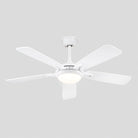 Modern Ceiling Fans with Lights 6 Speeds Reversible Dual Finish Wooden Blades 52" - Blushlighting