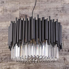 Modern Classic Black Crystal Round Chandelier 24"/ 32"/40" - W40" X H16"Blushlighting