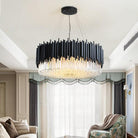 Modern Classic Black Crystal Round Chandelier 24"/ 32"/40" - W32" X H16"Blushlighting