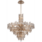 Modern Creative Art Design Multi - Tier Gyroscopic Crystal Chandelier - D30.75"*H36.5"Blushlighting