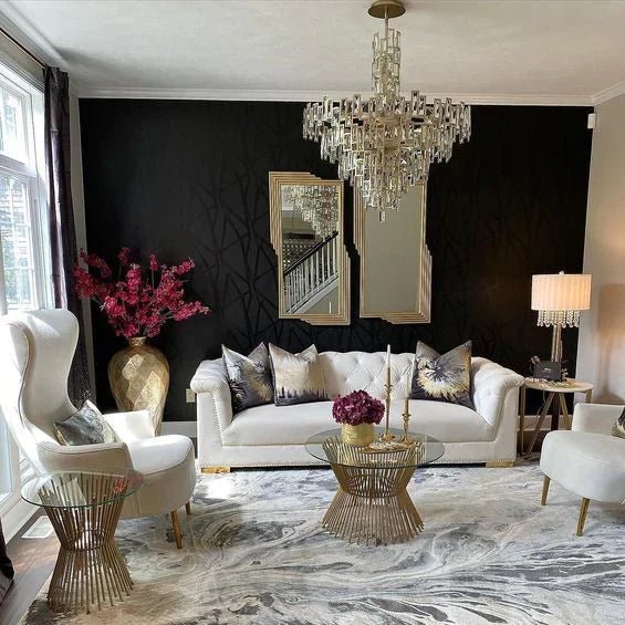 Modern Creative Art Design Multi - Tier Gyroscopic Crystal Chandelier - D30.75"*H36.5"Blushlighting
