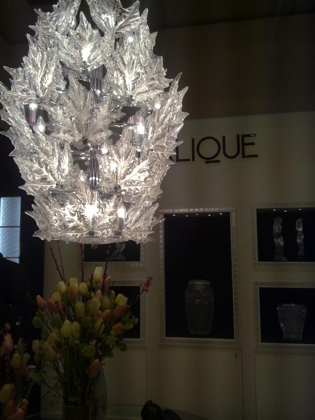 Modern Creative Clear Crystal Maple Leaf Chandelier for Living Room/Bedroom - 6 Tiers/D35.4"*H44.68"(D90cm*H113.5cm)Warm LightBlushlighting