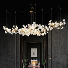 Modern Creative Ginkgo Linear Chandelier - 108.7" LBlushlighting