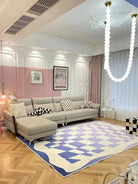 Modern Creative Pearl Necklace Chandelier - 12 Pearls/L78.7"With Metal DividerWarm LightBlushlighting