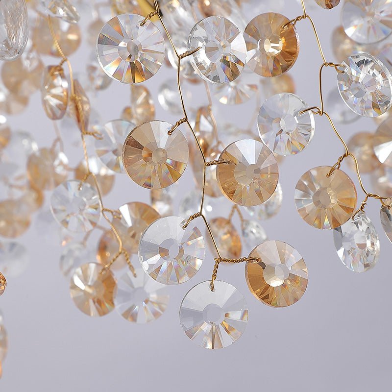 Modern Crystal Branch Chandelier for Foyer Entryway 1.5"D-Blushlighting-Blushlighting