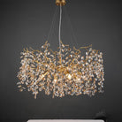 Modern Crystal Branch Chandelier for Foyer Entryway 1.5"D-Blushlighting-Blushlighting