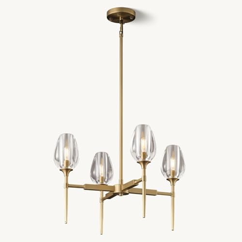 Modern Crystal Chandelier 10 Lights Brass 65in Gold Rectangle K9 Pendant Light - Brass - 10 Lights - RectangleBlushlighting
