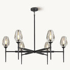 Modern Crystal Chandelier 10 Lights Brass 65in Gold Rectangle K9 Pendant Light - Brass - 10 Lights - RectangleBlushlighting