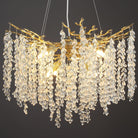Modern Crystal Tree Branch Chandelier for Living Room - GoldBlushlighting