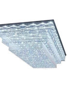 Modern Extra 2/3 Tiered Flush Mount Crystal Chandelier for Large Area-Chandeliers-Blushlighting-Blushlighting