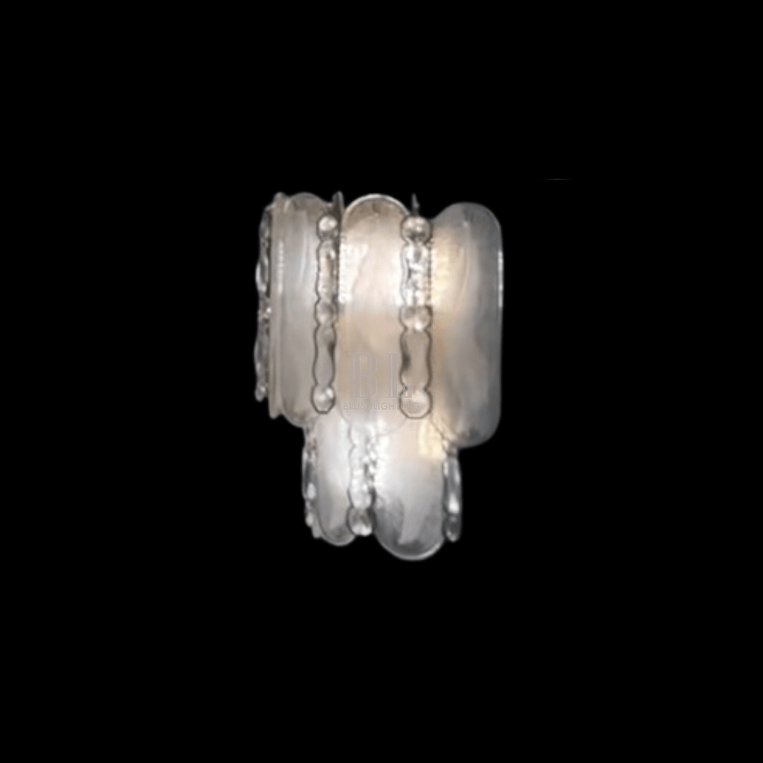 Modern Feather Crystal Chandelier in Chrome/Gold Finish for High/Low-ceiling - Wall LampGoldBlushlighting
