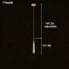 Modern Gold Chandelier Pendant Light Hanging Aluminum LED Fixture for Dining Room Illumination - 15 headsWarm lightBlushlighting