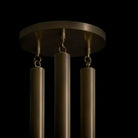 Modern Heritage Horsehair 9 - Light Pendant Unique Luxury Light Fixture - Blackened BrassJet BlackBlushlighting