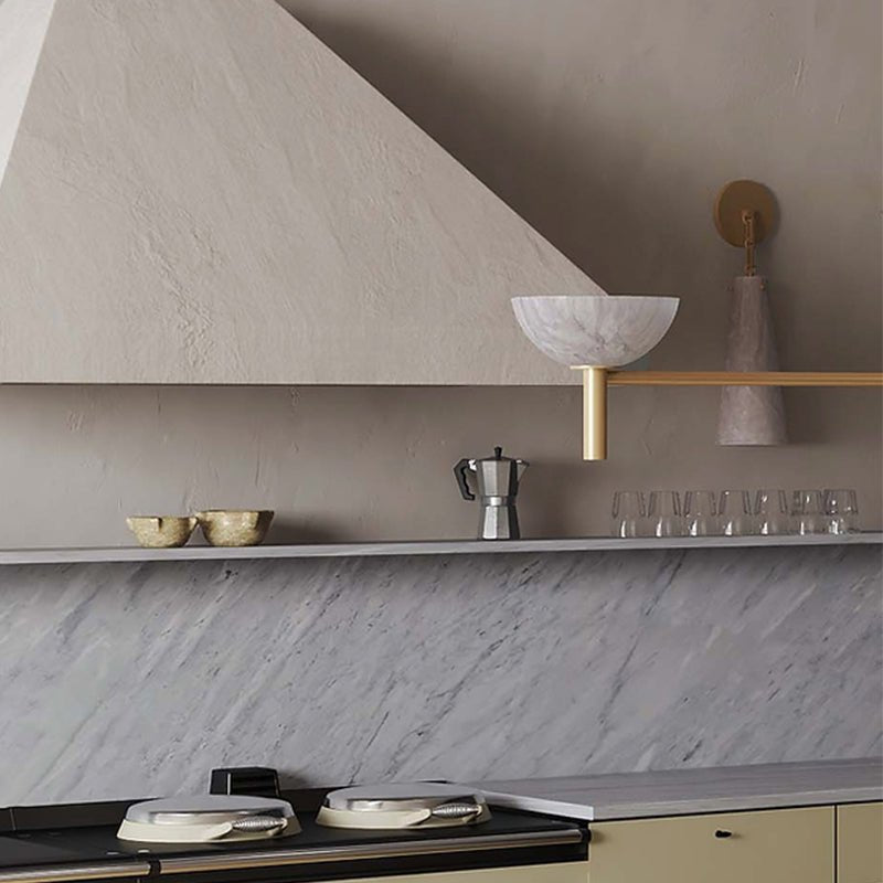 Modern Kitchen Island Pendant Light with Alabaster Shades, Linear Real Alabaster Pendant Lamp - Blushlighting