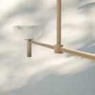 Modern Kitchen Island Pendant Light with Alabaster Shades, Linear Real Alabaster Pendant Lamp-Chandelier-Blushlighting