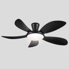 Modern LED Ceiling Fans Low Profile Ceiling Fans with Lights 6 Speeds 48" - BrownBlushlighting