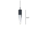 Modern Light Luxury Round/Rectangle Ceiling Pendant Light in Black Finish for Kitchen Island/ Staircase/Living Room-Chandeliers-Blushlighting-Blushlighting