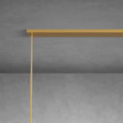 Modern Linear Chandelier with Clear Glass Cylinder Lights for Dining Room - Black67.7“ 20 - LightBlushlighting