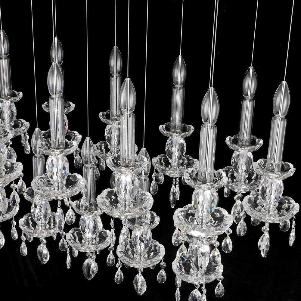 Modern Linear Crystal Lighting - Blushlighting