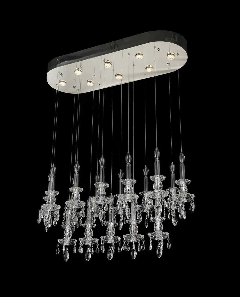 Modern Linear Crystal Lighting - Blushlighting