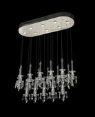 Modern Linear Crystal Lighting - Blushlighting