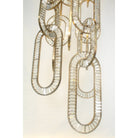 Modern Luxury Crystal Chain Cluster Chandelier for High Ceiling/Dining Room-Blushlighting-Blushlighting