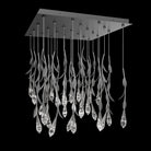 Modern Luxury Floating Branches Floral Crystal Chandelier-Blushlighting