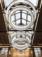Modern Luxury Layered Fluted Crystal Ring Ceiling Light - D23.6"*H5.9"(D60cm*H15cm)Warm LightBlushlighting