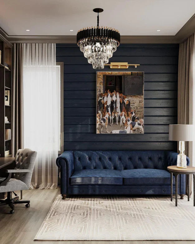 Modern Luxury Multi-Tier Oval/Round Crystal Tiered Chandelier-Chandeliers-Blushlighting-Blushlighting