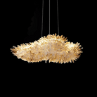 Modern Natural Crystal Wing Chandelier - L25.6"*H10.2"(L65cm*W26cm)AmberWarm LightBlushlighting