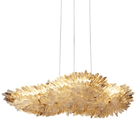 Modern Natural Crystal Wing Chandelier - L25.6"*H10.2"(L65cm*W26cm)AmberWarm LightBlushlighting