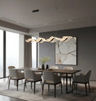 Modern Ocean Wave Pendant Chandelier for Kitchen Seus Lighting