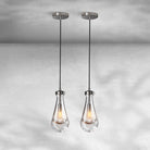 Modern Raindrop Pendant Light - NickelSet of 2Blushlighting