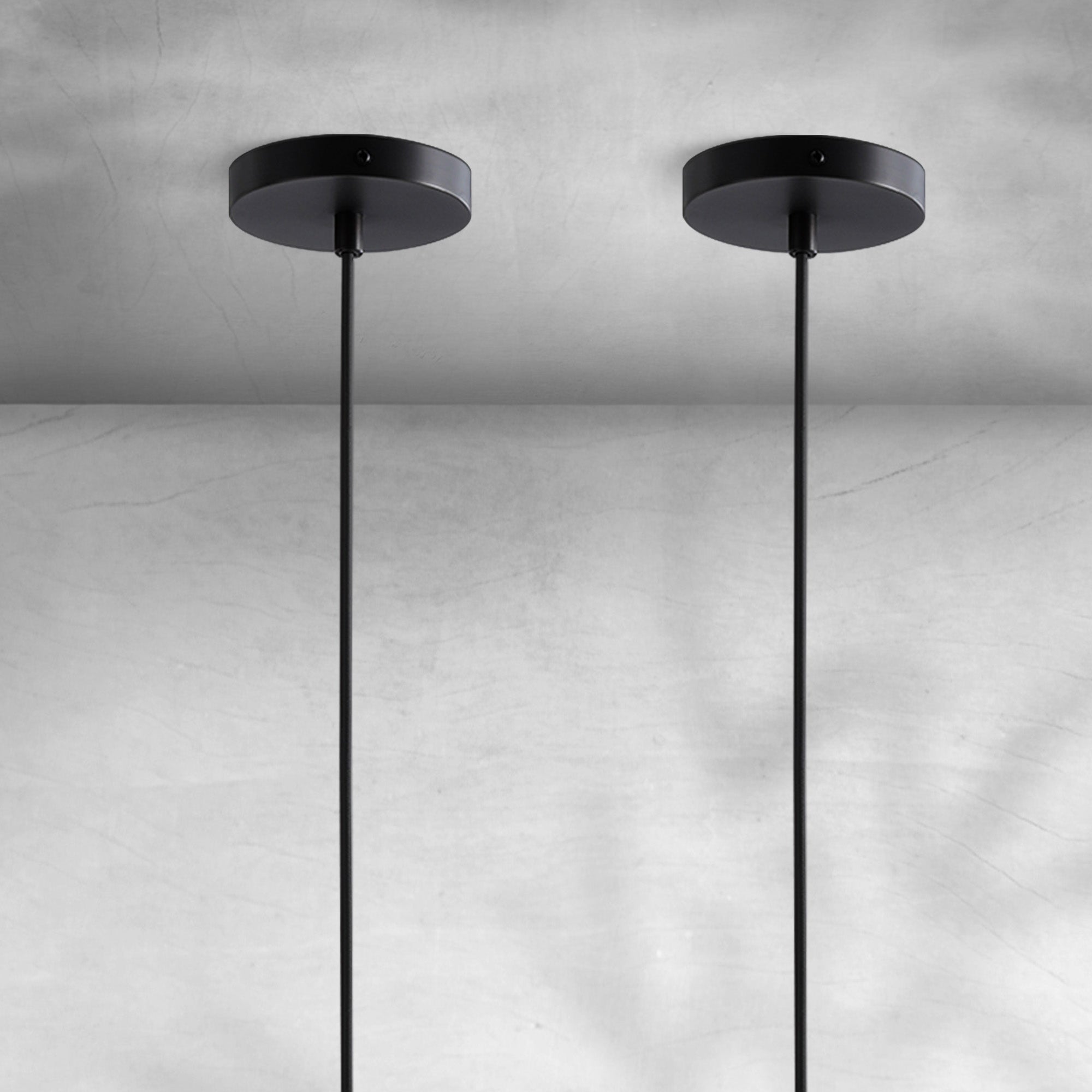 Modern Raindrop Pendant Light - BlackSet of 2Blushlighting