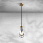 Modern Raindrop Pendant Light - BrassSingleBlushlighting