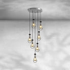 Modern Raindrop Pendant Light - Nickel7 LightBlushlighting