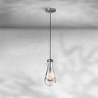 Modern Raindrop Pendant Light - NickelSingleBlushlighting