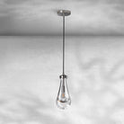 Modern Raindrop Pendant Light - NickelSingleBlushlighting