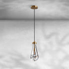 Modern Raindrop Pendant Light - BrassSingleBlushlighting