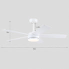 Modern Recessed Ceiling Fan Light - NickelBlushlighting