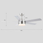 Modern Recessed Ceiling Fan Light - Blushlighting