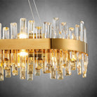 Modern Rectangular Crystal Chandeliers - Rectangle L52''Blushlighting