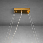 Modern Rectangular Crystal Chandeliers - Rectangle L52''Blushlighting