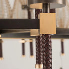 Modern Rectangular Crystal Shade Chandelier for Dining Room - L63"*W27.56"*H31.5"(L160cm*W70cm*H80cm)Blushlighting