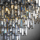 Modern Round K9 Crystal Chandelier - Gold31.5inchBlushlighting