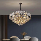 Modern Round Luxury K9 Crystal Chandelier for Dining Room Entryway Foyer - Blushlighting